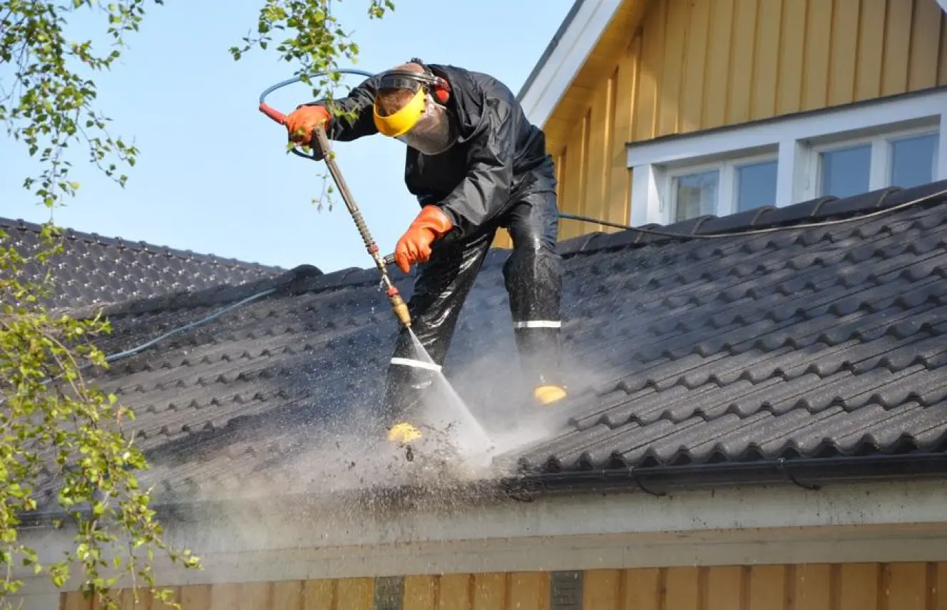pressure-washing