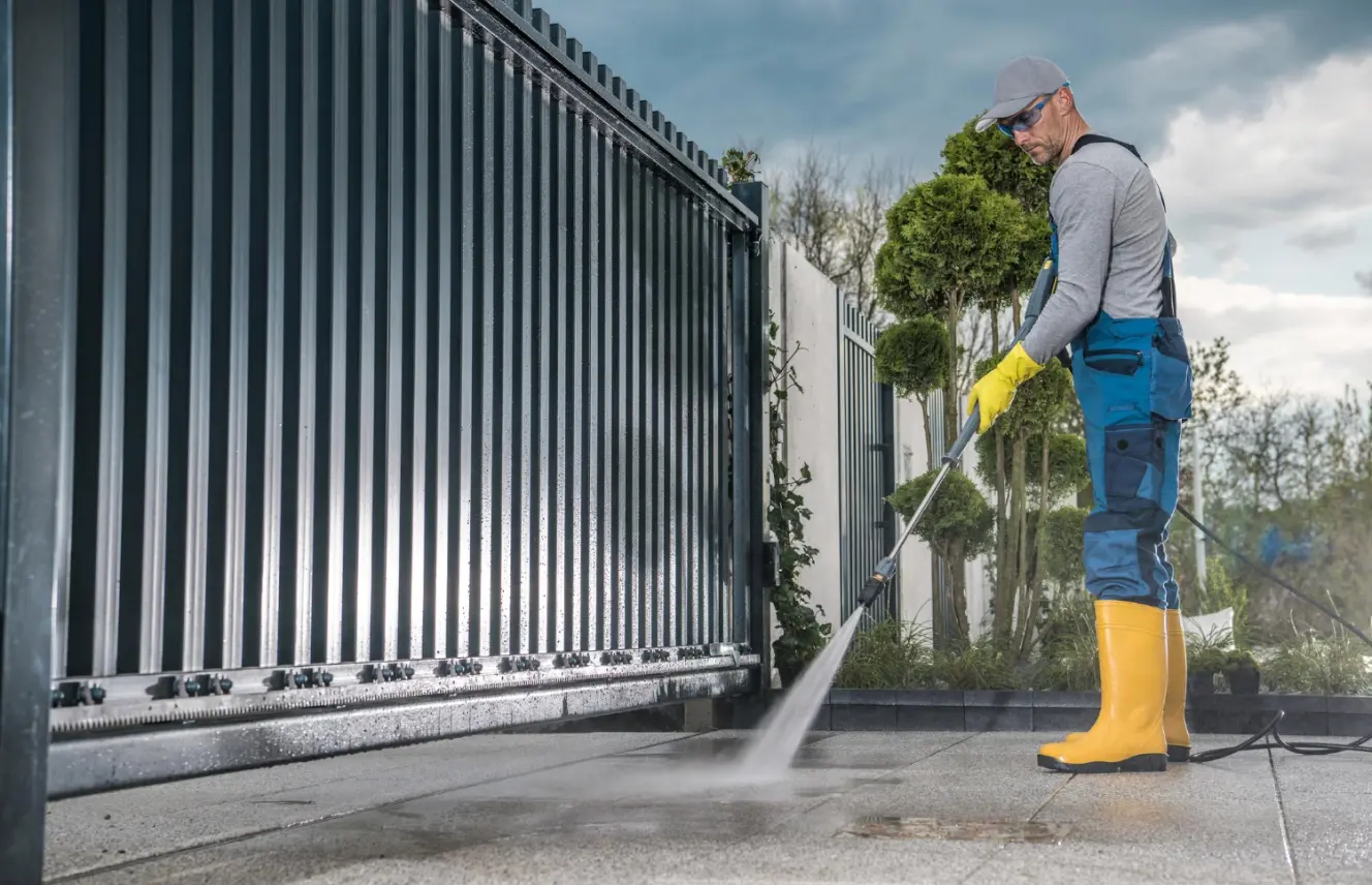 pressure-washing